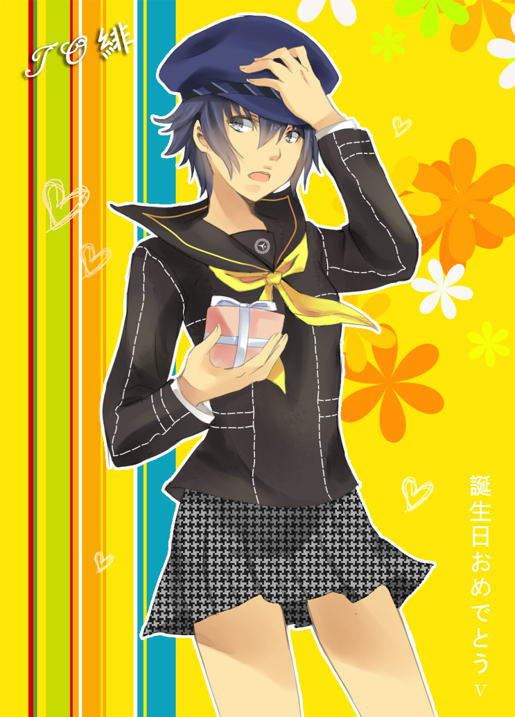 shirogane naoto (persona and 1 more) drawn by moonku