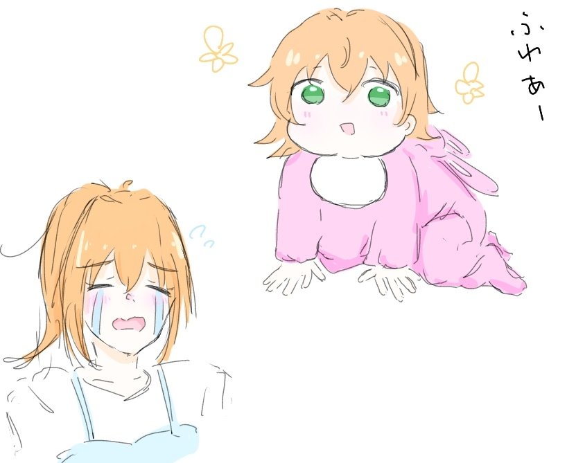 hinoshita kaho and otomune hinata (original and 2 more) drawn by soora0202