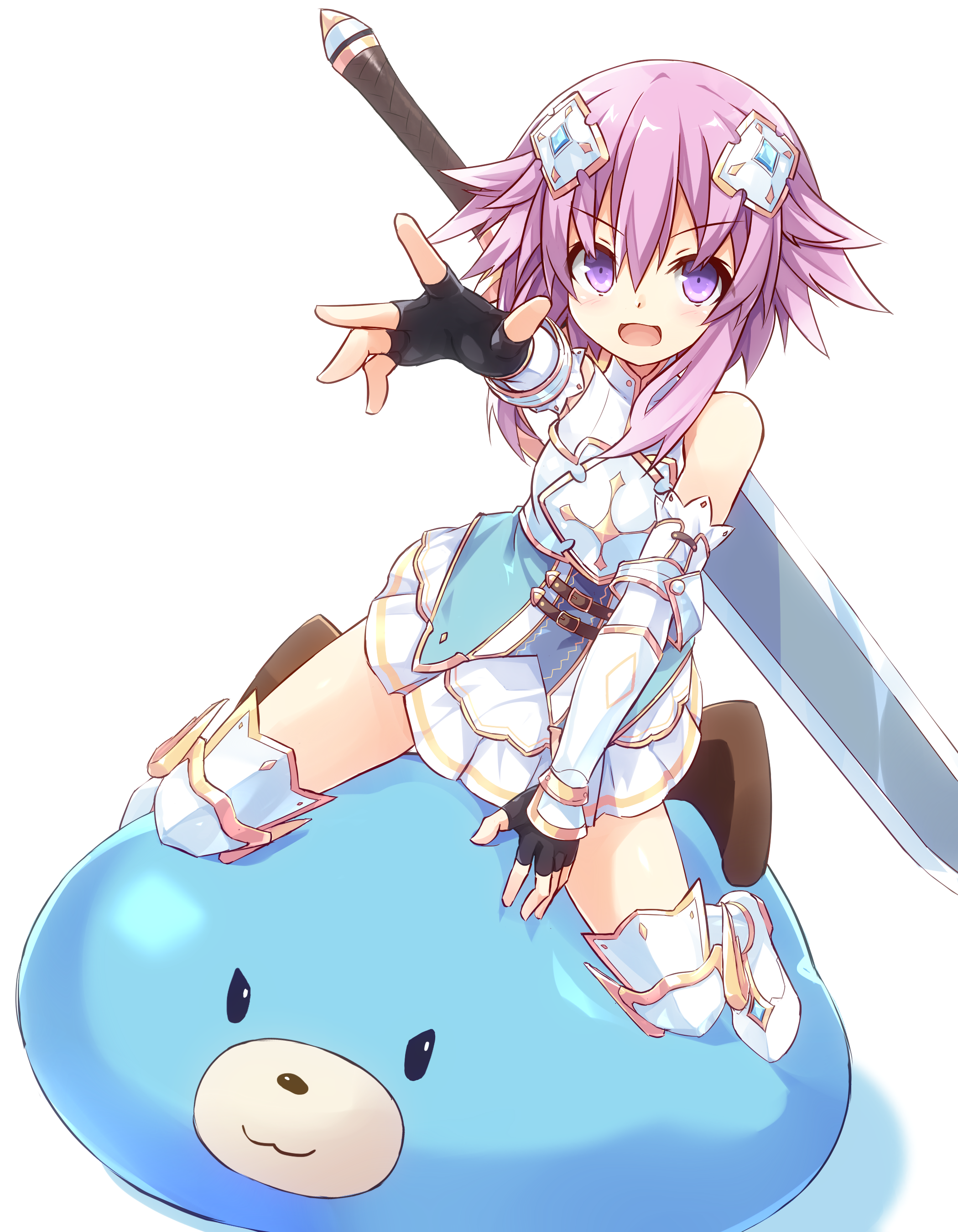 Neptune And Dogoo Neptune And 1 More Drawn By Himajin Starmine Danbooru