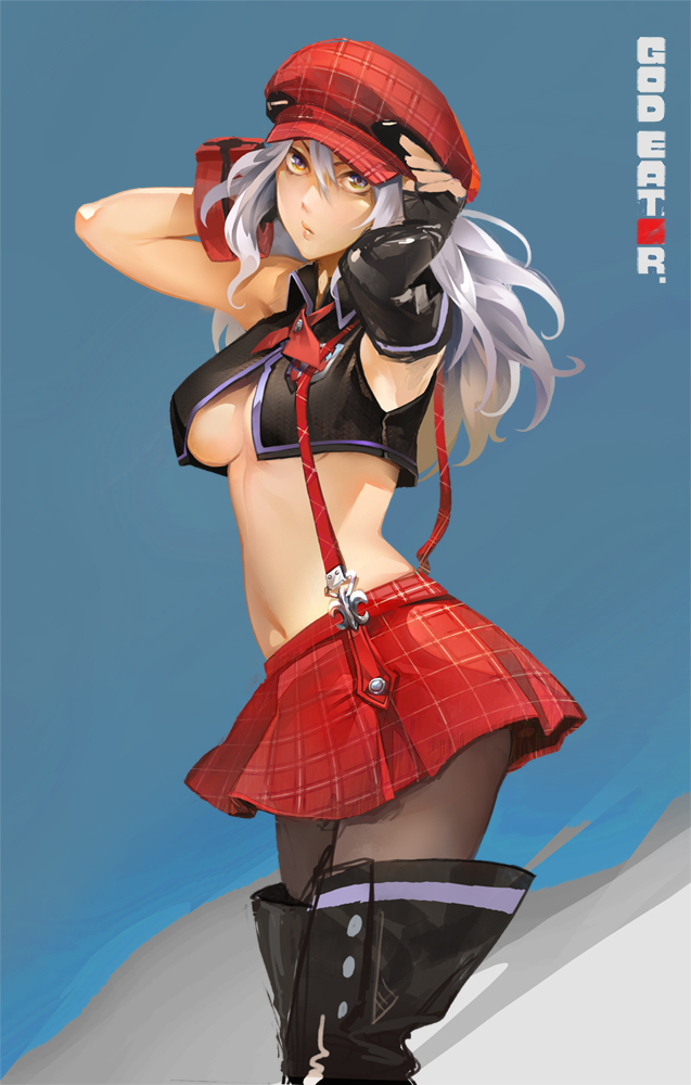 alisa ilinichina amiella (god eater and 1 more) drawn by k-bose
