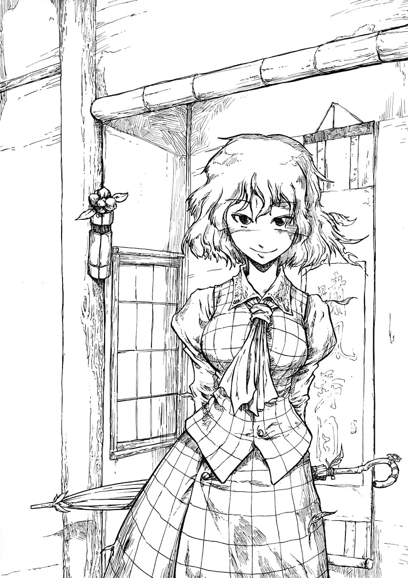 kazami yuuka (touhou) drawn by pandemonium