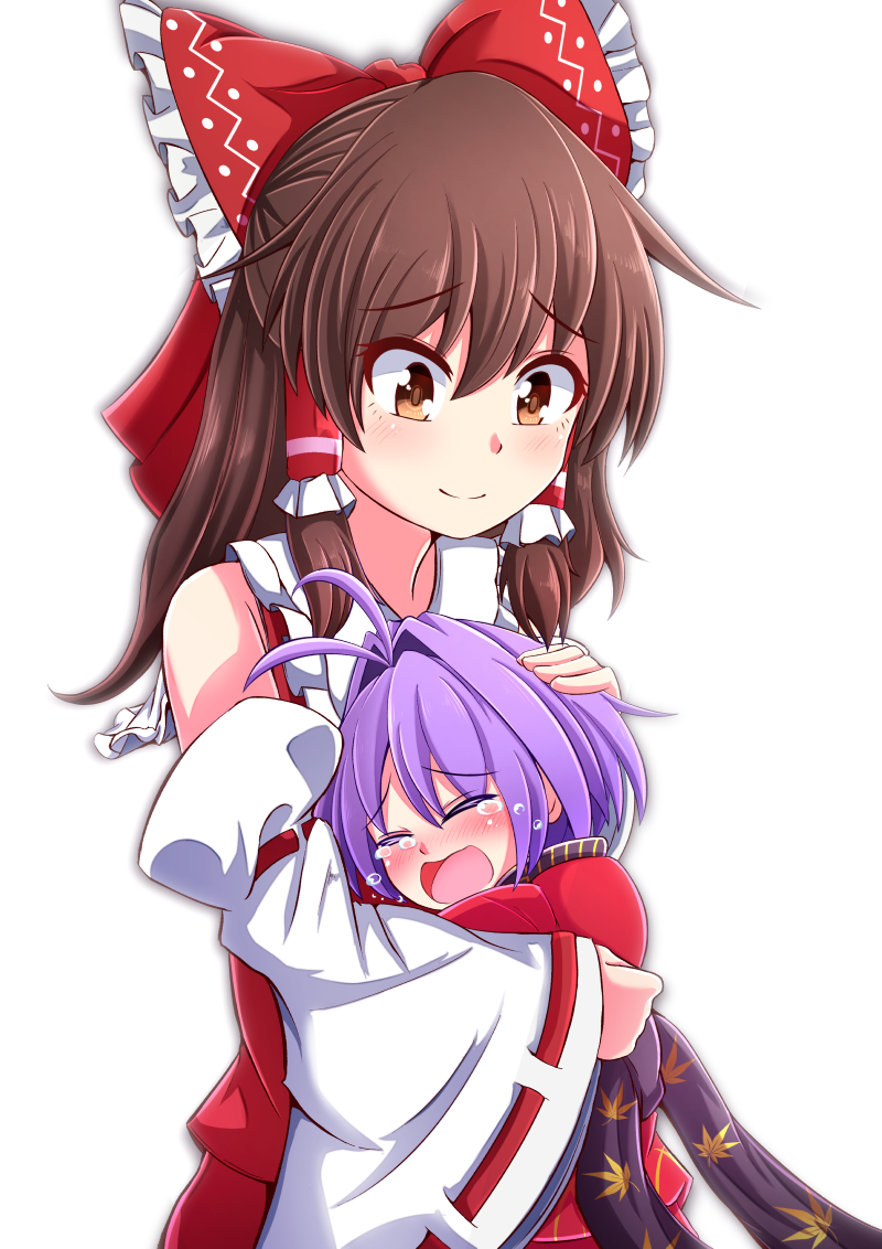 hakurei reimu and sukuna shinmyoumaru (touhou) drawn by aospanking
