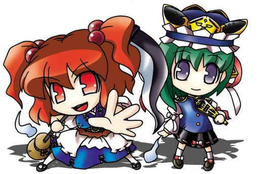 shiki eiki and onozuka komachi (touhou) drawn by nekoyuu