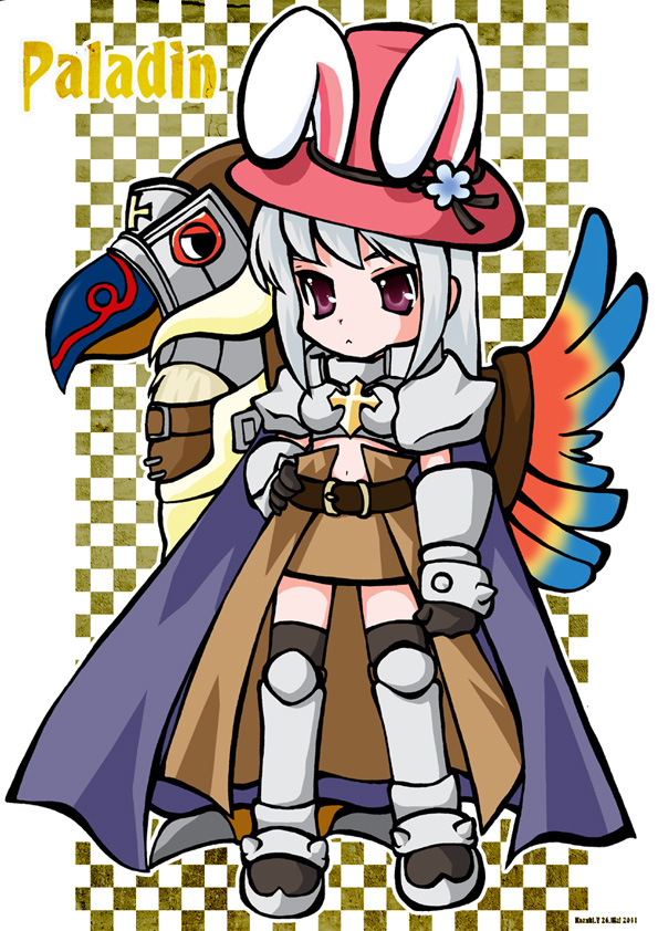 paladin and peco peco (ragnarok online) drawn by yazawa_kazuki