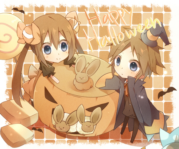 rosa, eevee, and nate (pokemon and 1 more) drawn by sxupxdxxy