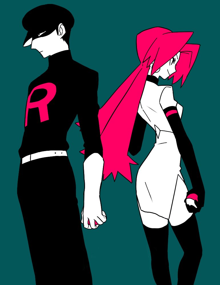 team rocket grunt (pokemon and 1 more) drawn by li_sakura