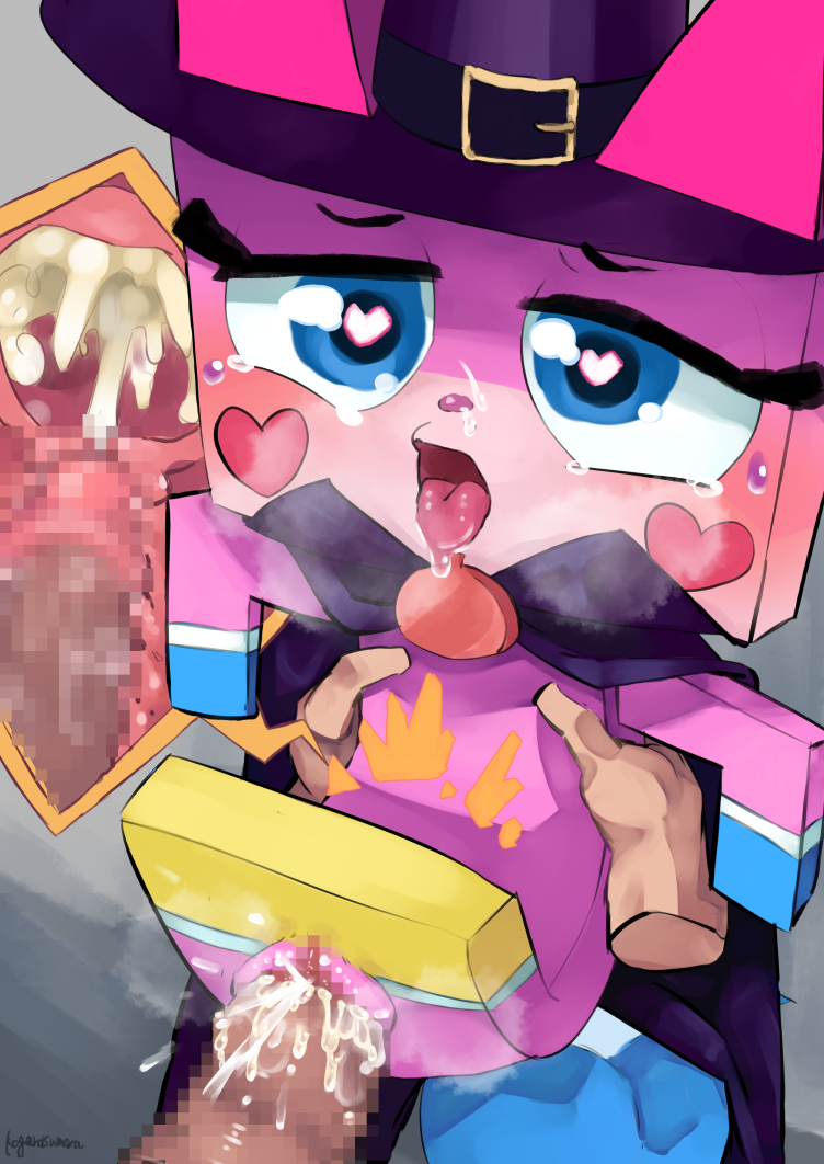 princess unikitty (the lego group and 1 more) drawn by karasuma234