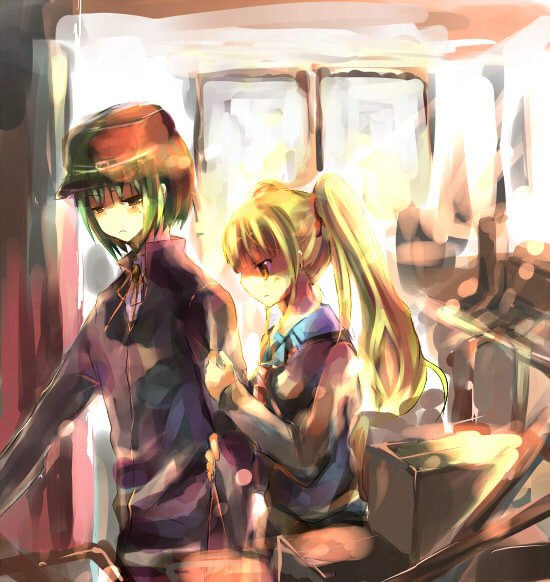 naoi ayato and yusa (angel beats!) drawn by mikimura