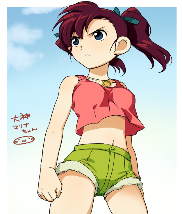 oogami marina (bakusou kyoudai let's & go!! and 1 more) drawn by mizuhara_aki