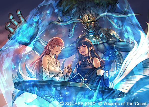 ryne waters, gaia, and eden's promise (final fantasy and 2 more) drawn by makimura_shunsuke
