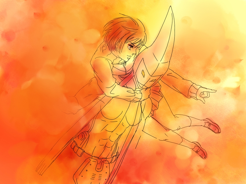 satonaka chie and tomoe (persona and 1 more) drawn by asahijima