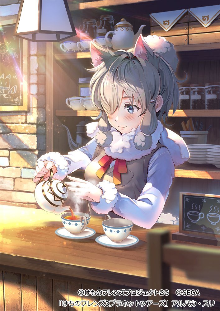 alpaca suri (kemono friends and 1 more) drawn by shoichi_(ekakijin)