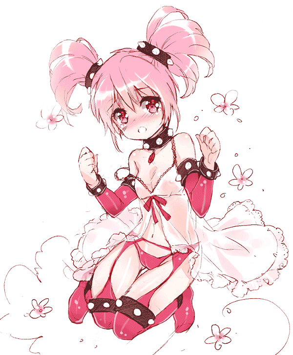 kaname madoka (mahou shoujo madoka magica) drawn by mottsun