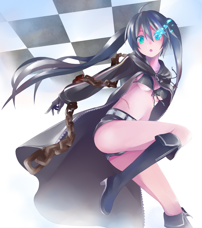 black rock shooter (black rock shooter) drawn by nnyu