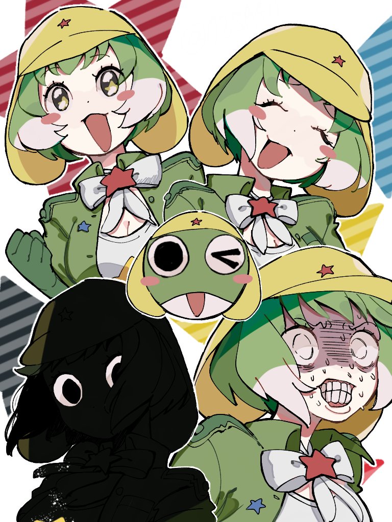 keroro (kemono friends and 2 more) drawn by 03sa40