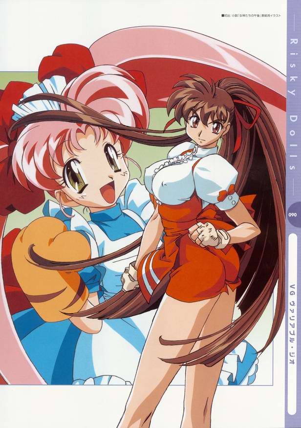 takeuchi yuka and kusunoki manami (variable geo) drawn by kimura_takahiro