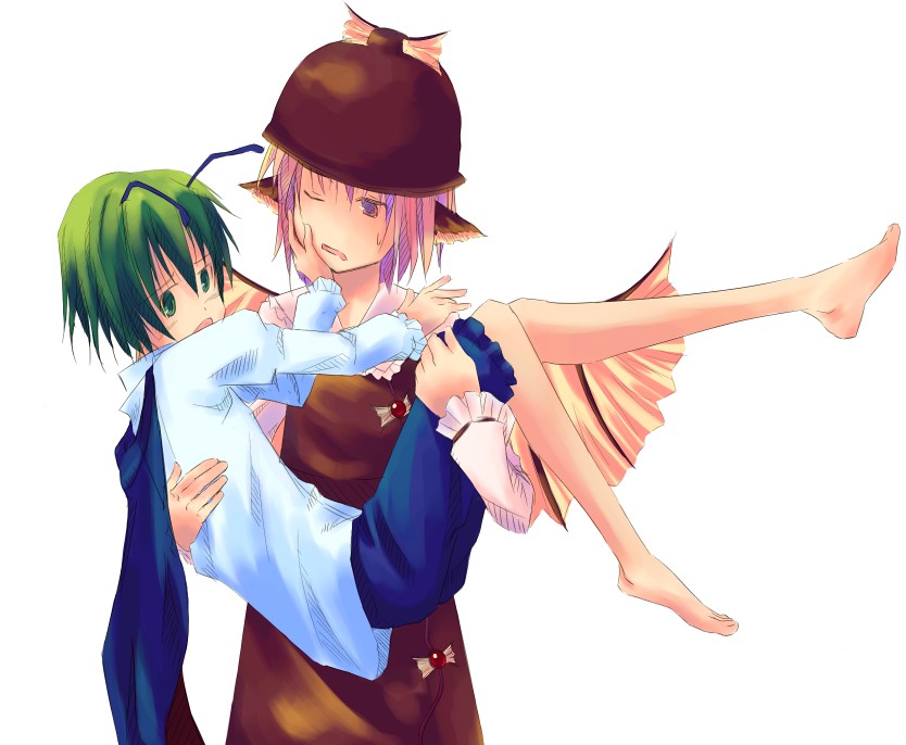 mystia lorelei and wriggle nightbug (touhou) drawn by tantaru