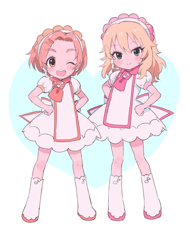 sakurai momoka and ryuzaki kaoru (idolmaster and 3 more) drawn by shinonoko_(tubamecider)