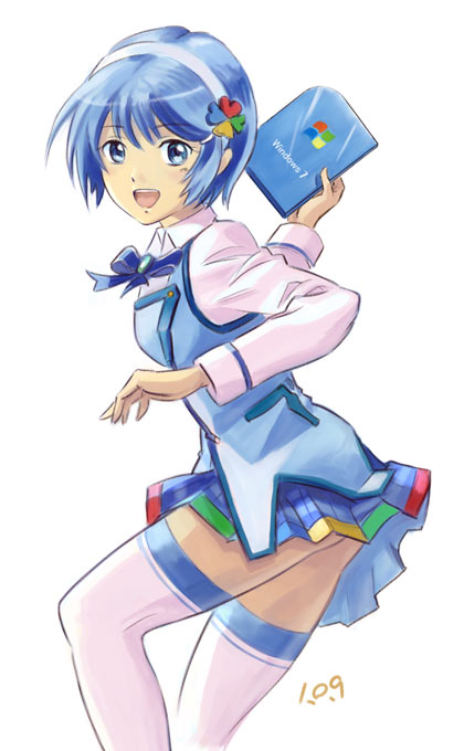 madobe nanami and 7-tan (os-tan and 2 more) drawn by kaineri