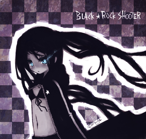 black rock shooter (black rock shooter) drawn by miyamae_porin