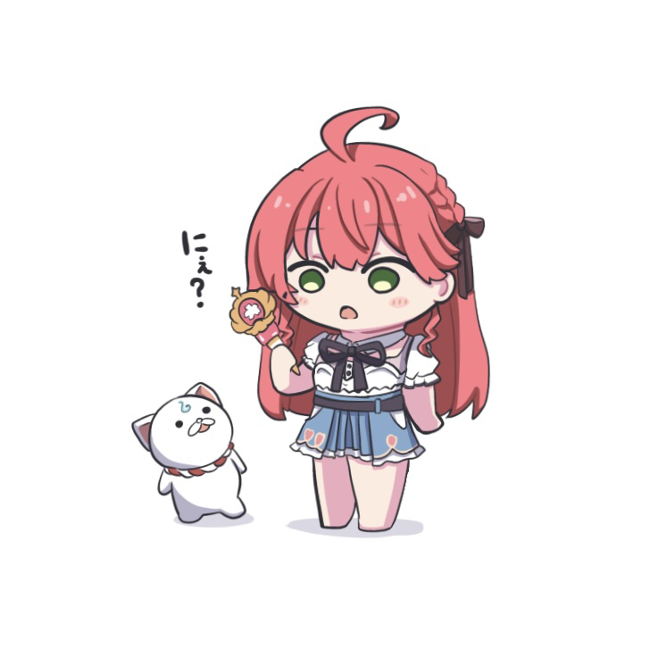 sakura miko and 35p (hololive and 1 more) drawn by a_attoo
