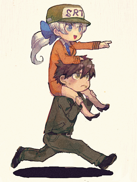 teletha testarossa and sagara sousuke (full metal panic!) drawn by aoki_(fumomo)