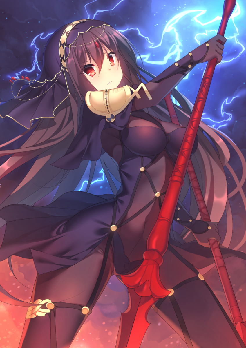 scathach (fate and 1 more) drawn by craytm