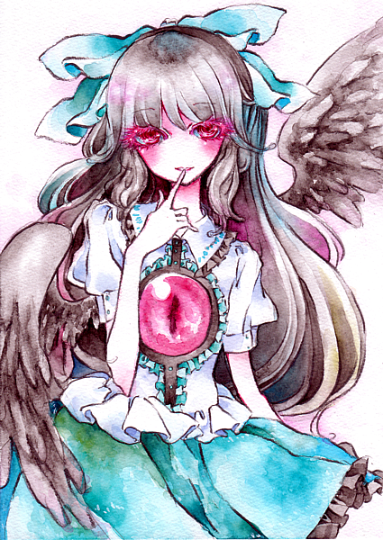 reiuji utsuho (touhou) drawn by miri_(tobira_no_mukou)