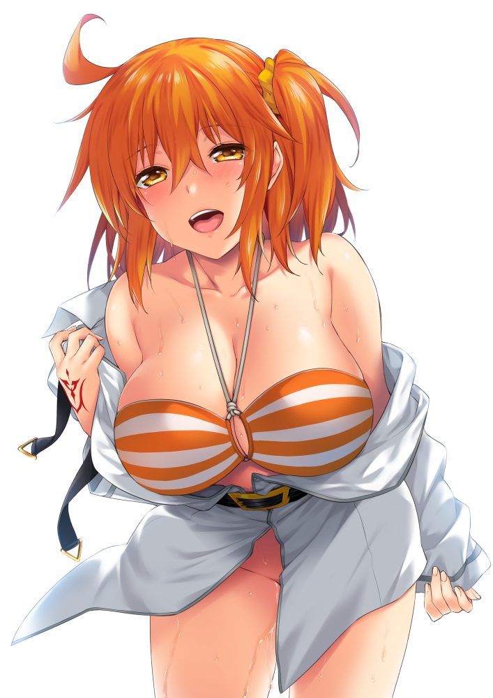 fujimaru ritsuka (fate and 1 more) drawn by abe_inori