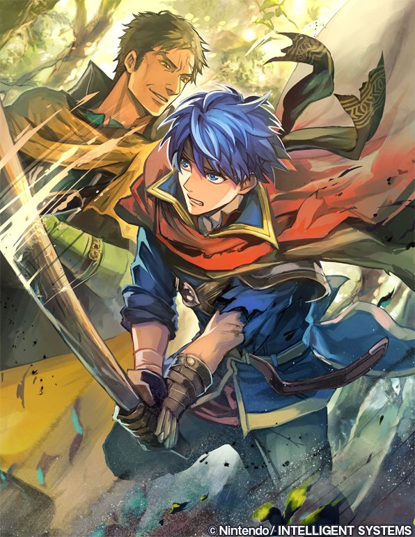 ike and greil (fire emblem and 2 more) drawn by nijihayashi