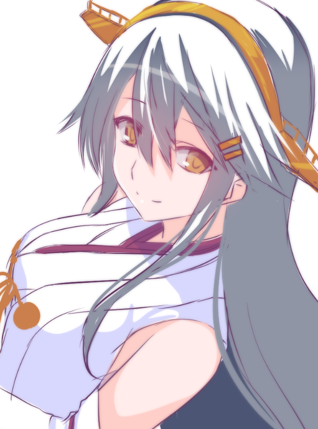 haruna and haruna kai ni (kantai collection) drawn by engo_(aquawatery)