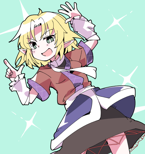 mizuhashi parsee and joker (touhou and 1 more) drawn by ixy