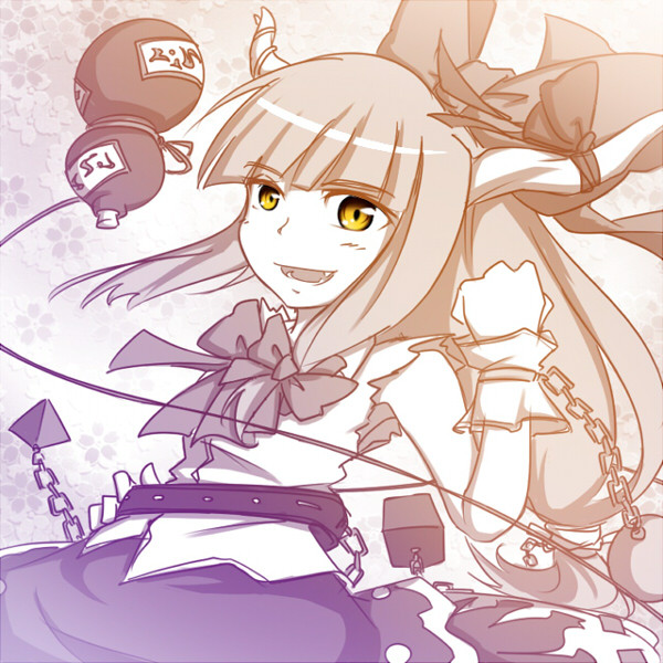 ibuki suika (touhou) drawn by homura_(silver_blaze)