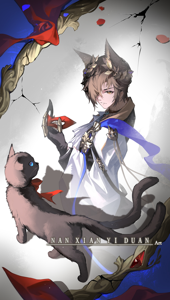 phantom, miss christine, and tragodia (arknights) drawn by nanxianyiduan