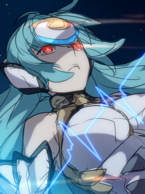 kos-mos (xenosaga and 1 more) drawn by ban!_(bansankan)