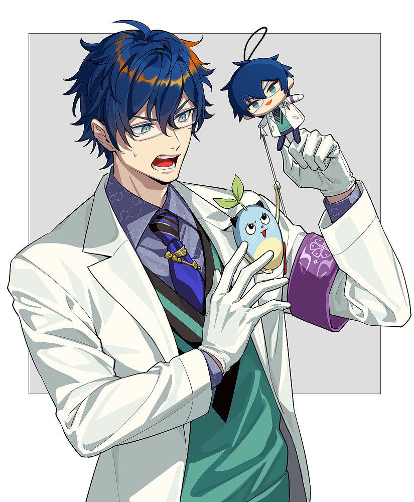 leos vincent and mameneko (nijisanji) drawn by 8ya_nagi