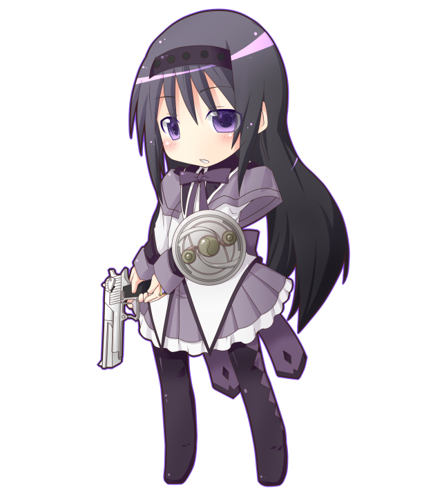 akemi homura (mahou shoujo madoka magica) drawn by miiyon
