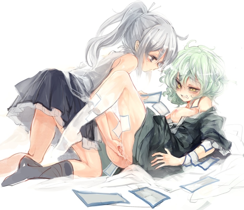 mononobe no futo and soga no tojiko (touhou) drawn by cis_(carcharias)