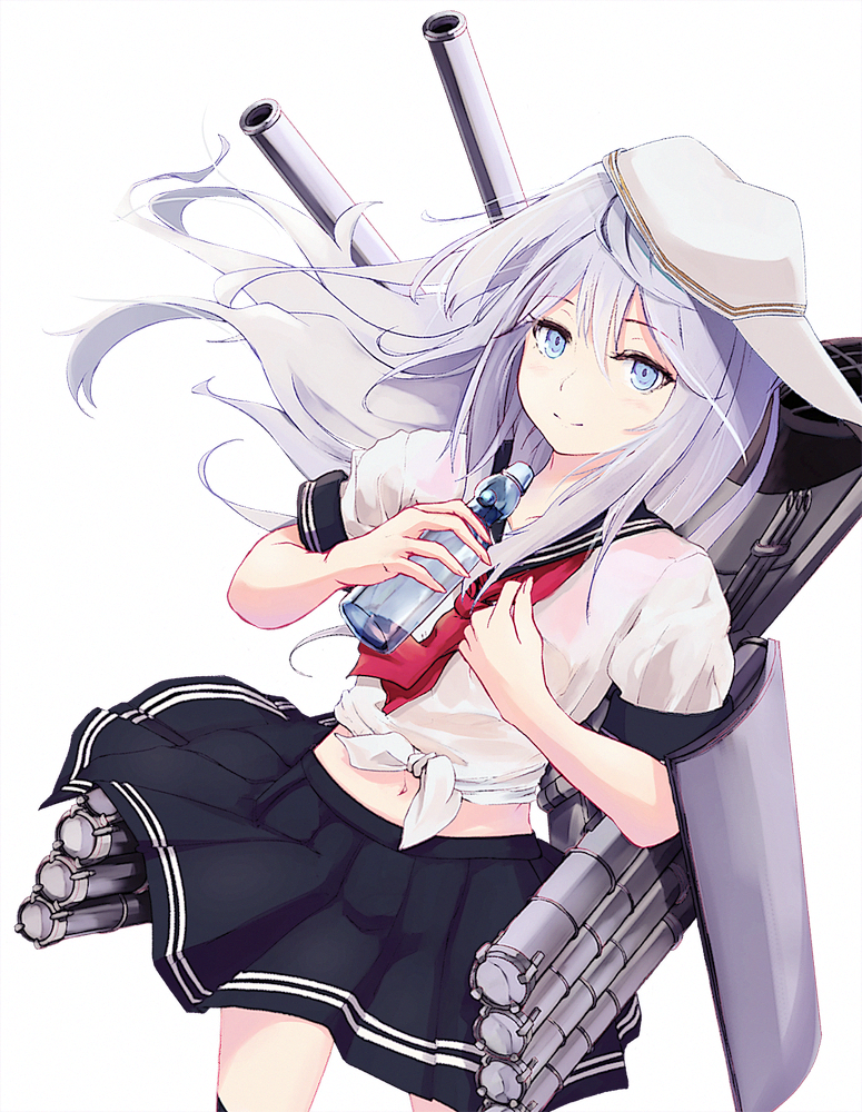 hibiki and verniy (kantai collection) drawn by shiina_shian