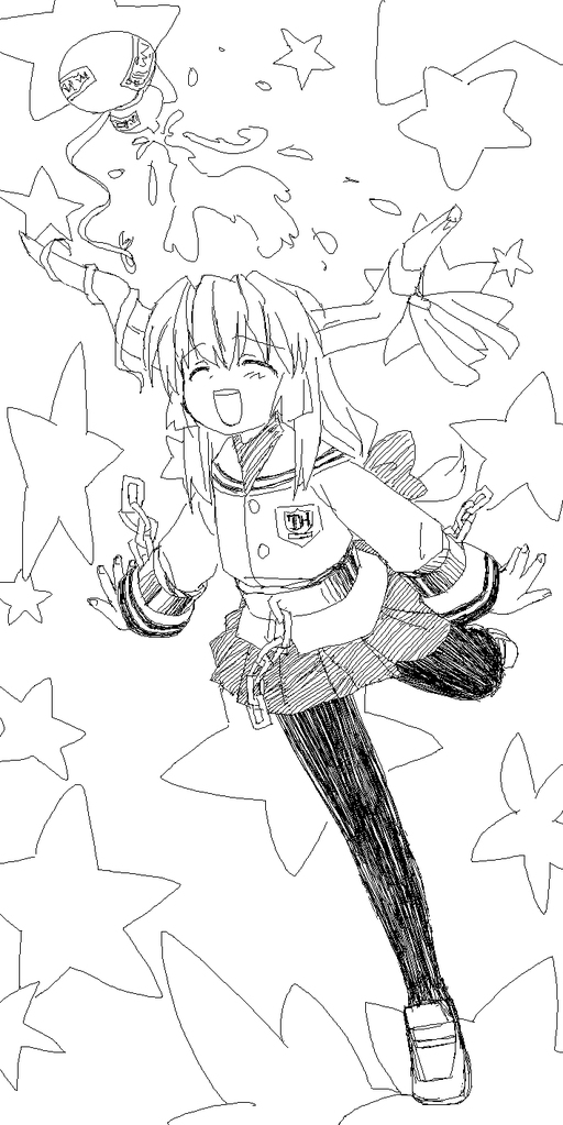 ibuki suika and ibuki fuuko (touhou and 1 more) drawn by chagen_kokimu