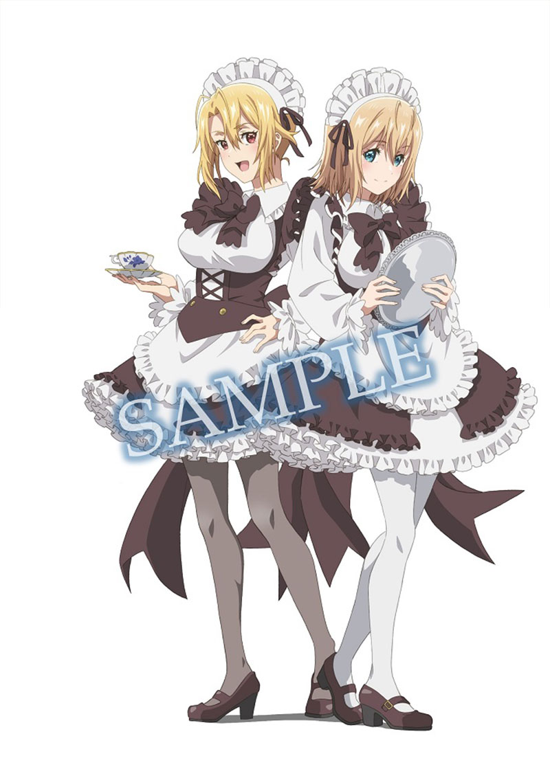 angelica rafa redgrave and olivia (otome gee sekai wa mob ni kibishii sekai desu) drawn by suzuki_masahiko_(animator)