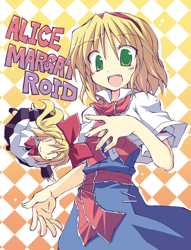alice margatroid and shanghai doll (touhou) drawn by satou_kibi
