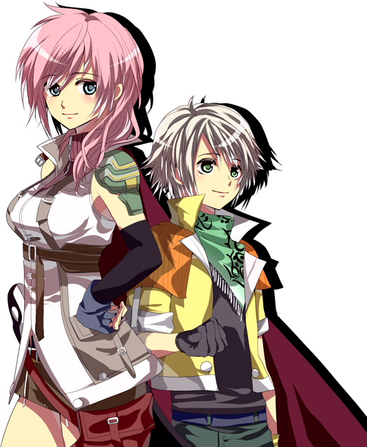 lightning farron and hope estheim (final fantasy and 1 more) drawn by yui_tooru