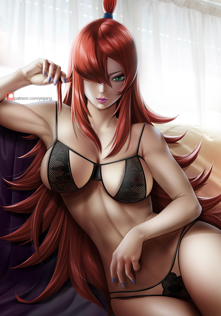 terumi mei (naruto and 1 more) drawn by yiqiang