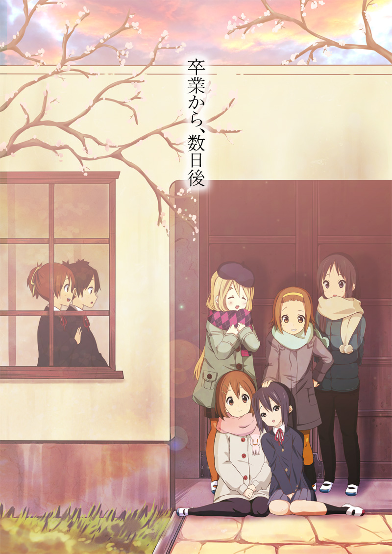 akiyama mio, nakano azusa, hirasawa yui, tainaka ritsu, kotobuki tsumugi, and 2 more (k-on! and 1 more) drawn by ragho_no_erika