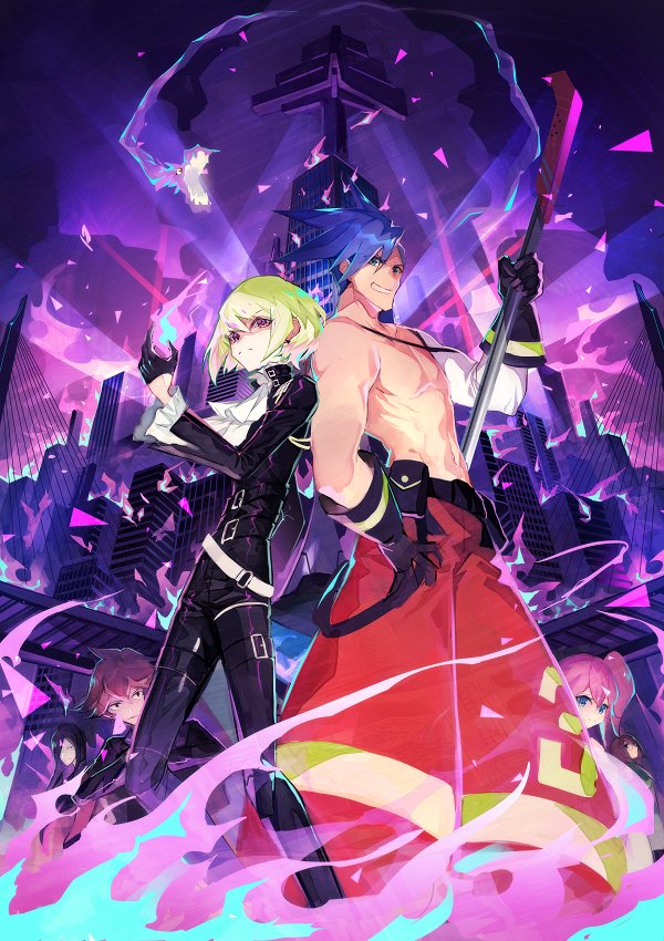 lio fotia, galo thymos, aina ardebit, gueira, and meis (promare) drawn by mura_karuki