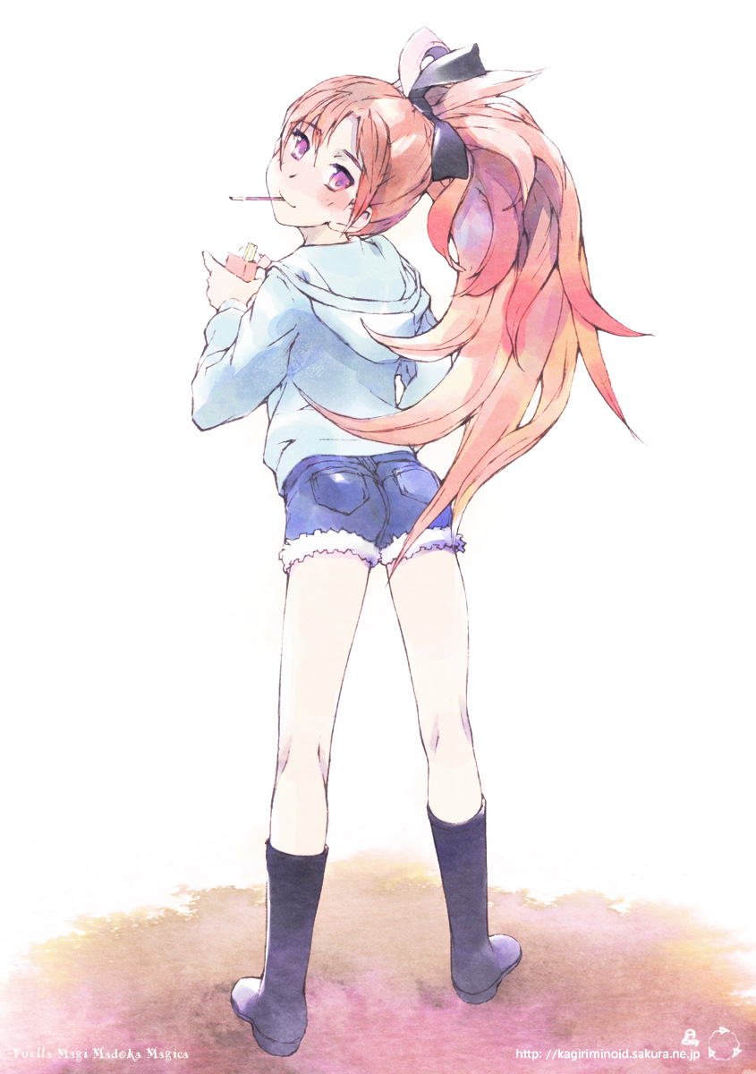 sakura kyoko (mahou shoujo madoka magica) drawn by takano_kou