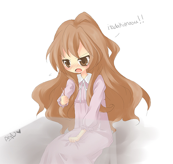 aisaka taiga (toradora!) drawn by moorina