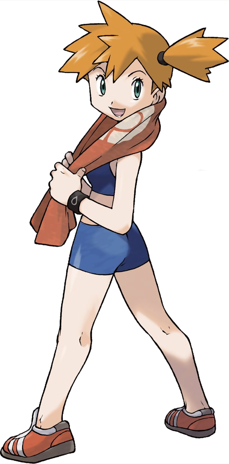 misty (pokemon and 1 more) drawn by sugimori_ken