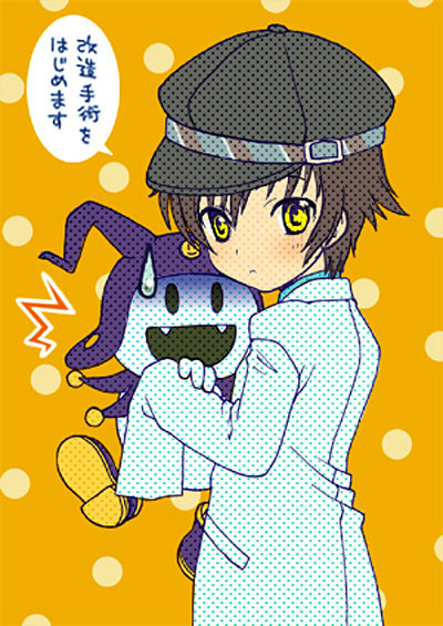shirogane naoto and jack frost (persona and 1 more) drawn by seiru_(prairie)